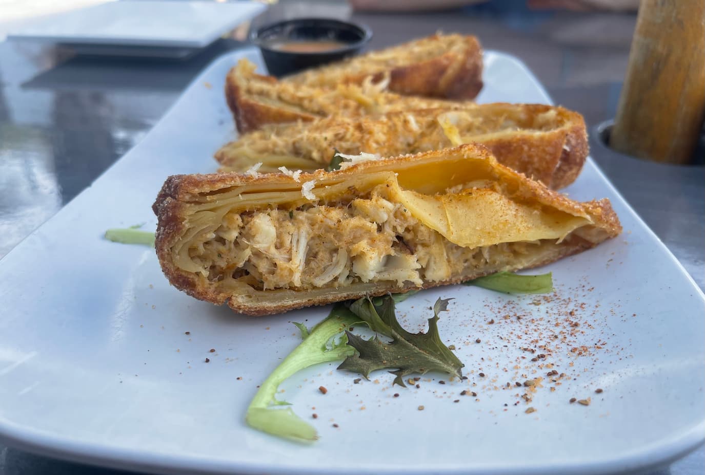 Crab Cake Egg Rolls