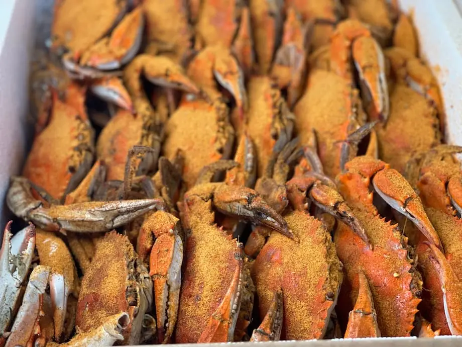 All steamed crabs are on sale, schedule your Labor Day feast now!!